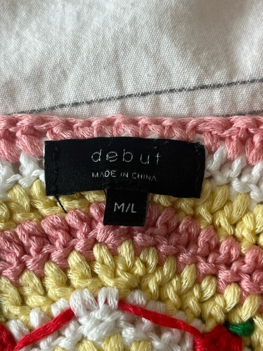 Women’s Summer Festival Crochet Crop Top - Picture 3 of 5